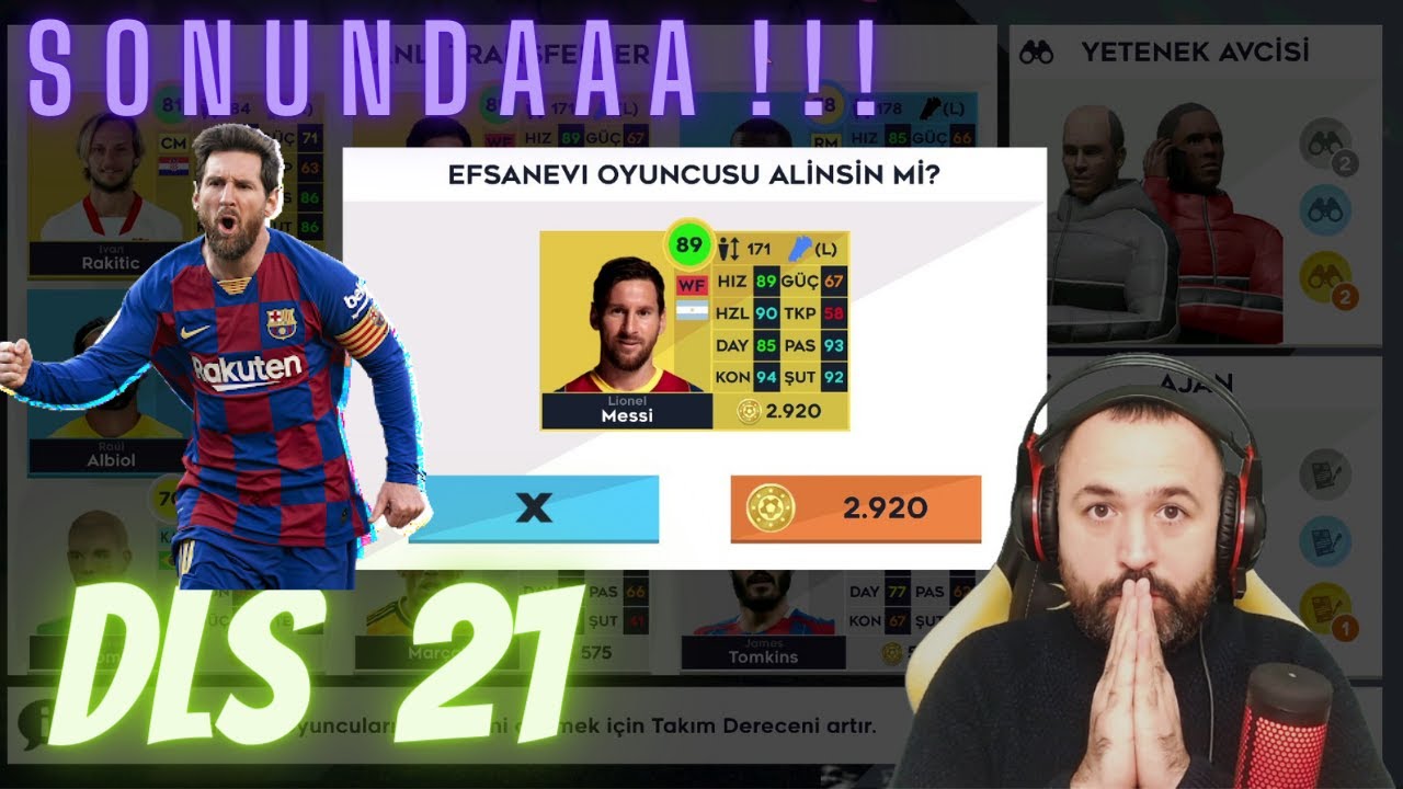 MESSİ SONUNDA GELDİ DLS21 DE TRANSFERE DOYMUYORUZ