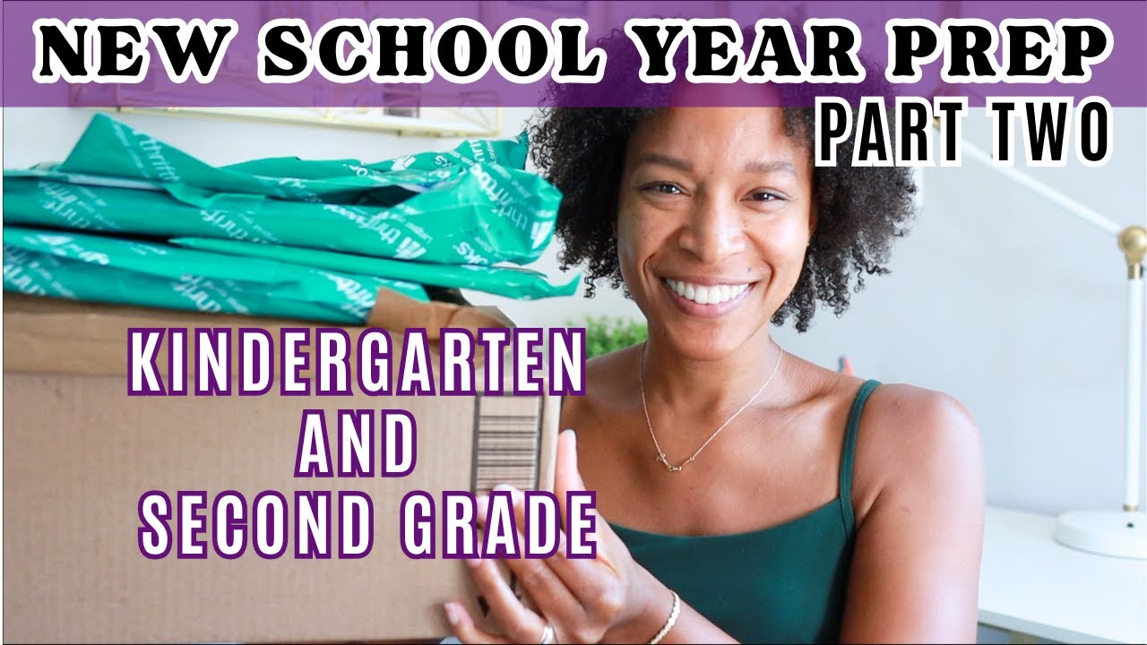 KINDERGARTEN AND SECOND GRADE | NEW HOMESCHOOL YEAR | WHAT I'VE PREPPED SO FAR PART 2