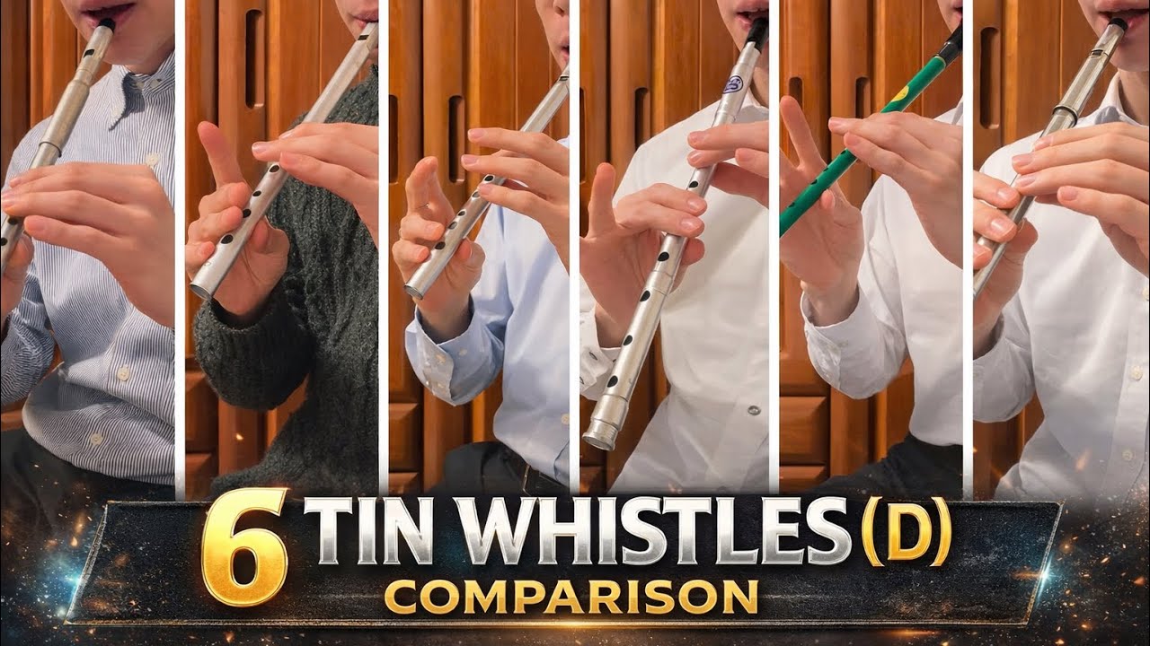 #Patriʼs_Instrument - 6 TIN WHISTLES (D) COMPARISON