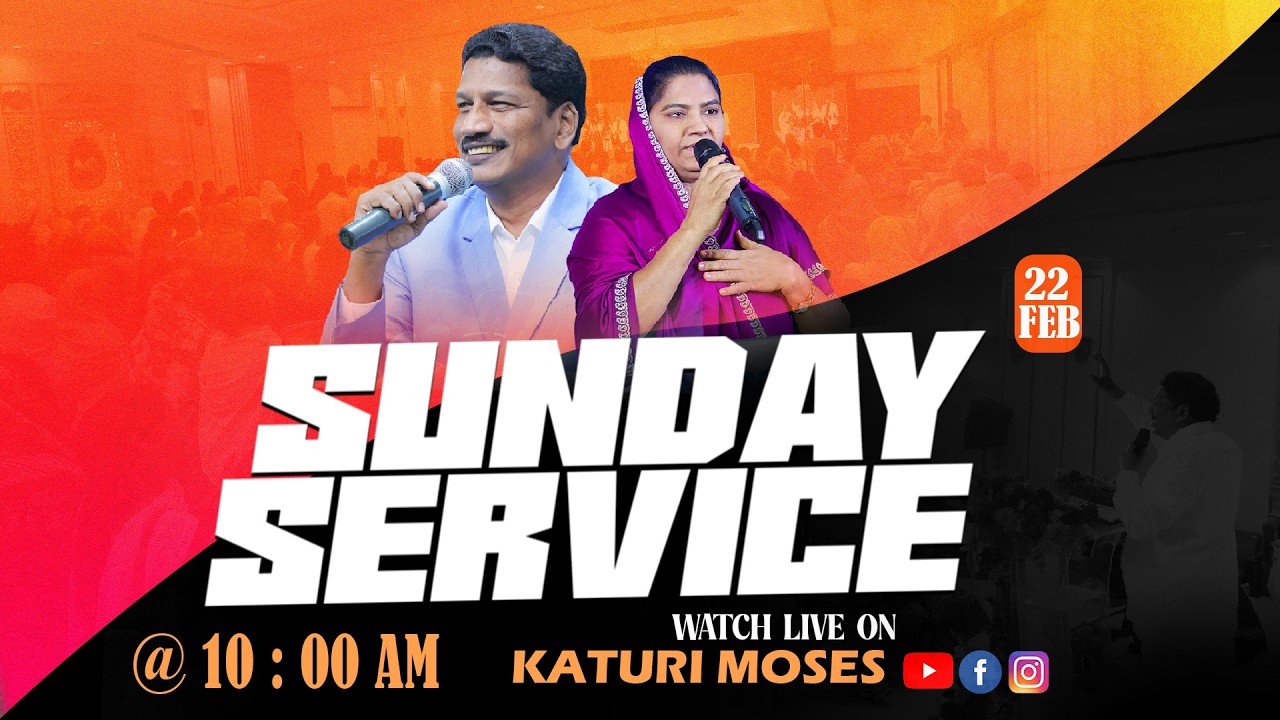 ⭕ Sunday 1st Service || 22 Feb 2026 || Pastor Katuri Moses