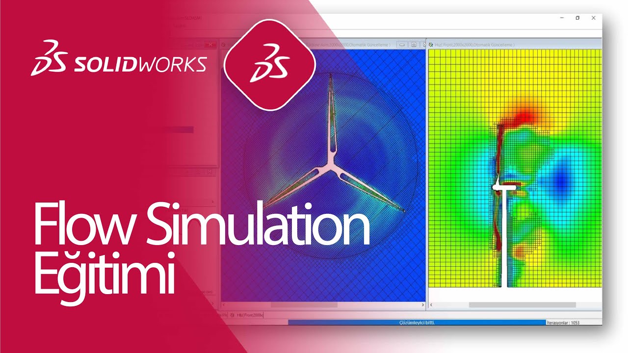 SOLIDWORKS Flow Simulation Eğitimi / DERİNLEMESİNE SANAL RÜZGAR TÜNELİ AKIŞ ANALİZİ