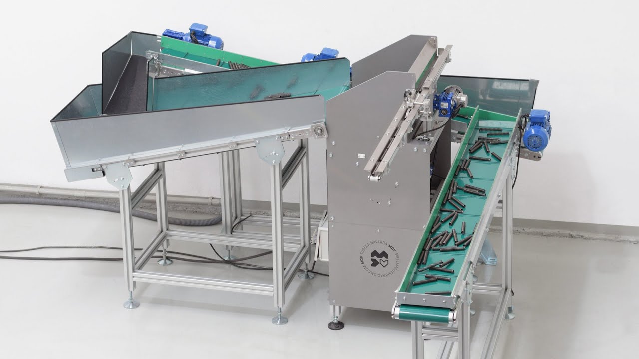 Alimentador industrial mecánico -escalator- para diferentes tipos de muelles · MDV