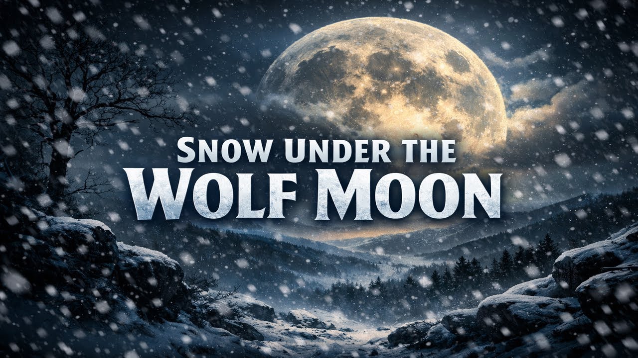 ❄️✨ Northern Ireland Snow Under the Wolf Moon | Winter Wonderland in Newtownabbey 🌕
