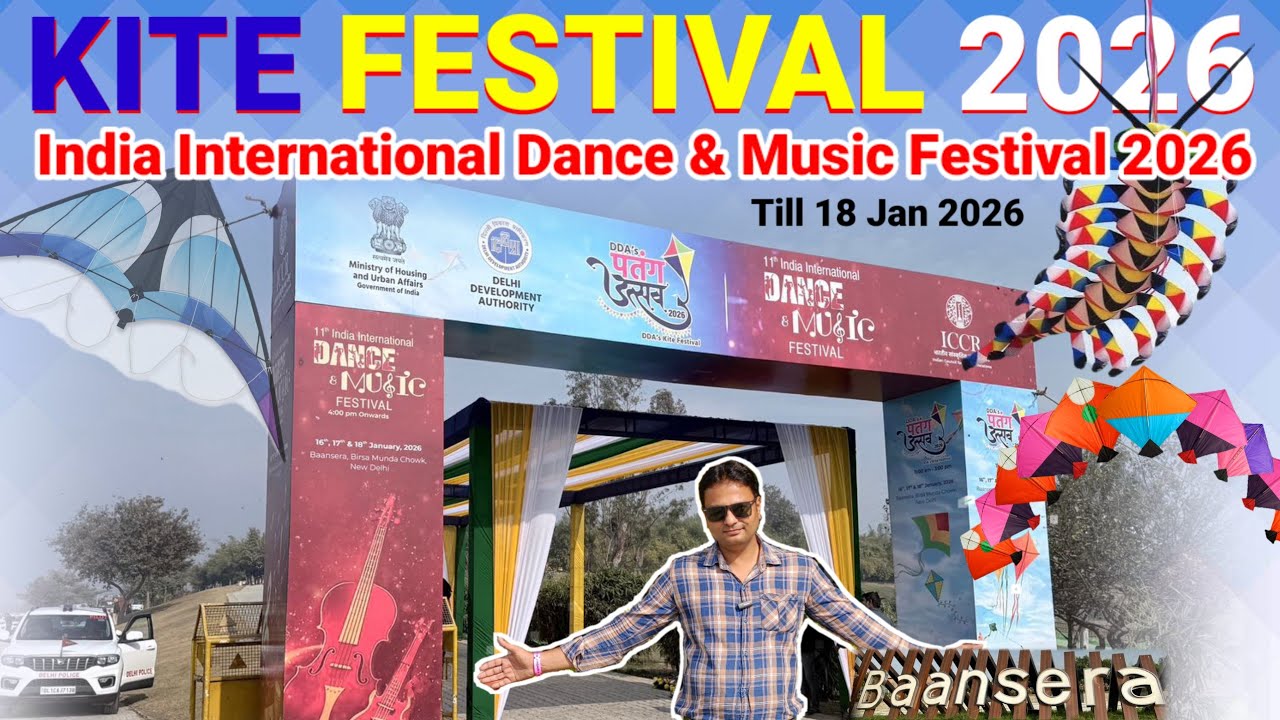 Kite Festival 2026 | Dance & Music Festival 2026 | Kite Utsav 2026 Delhi