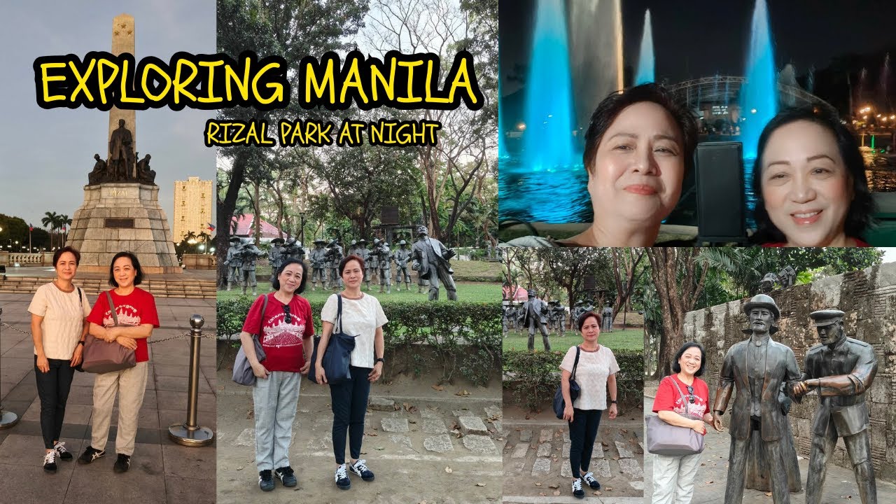 RIZAL PARK | LUNETA at NIGHT | Jan 22, 2026 | LOIDA NIGHT AND ANA VLOGS
