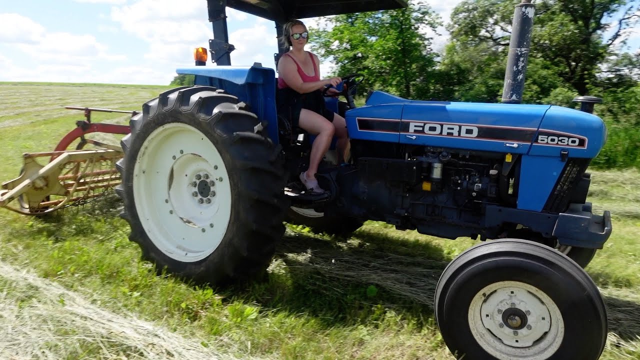Fords, New Hollands, Vermeer, and Massey Ferguson. We Use Them All On This Hay Operation.