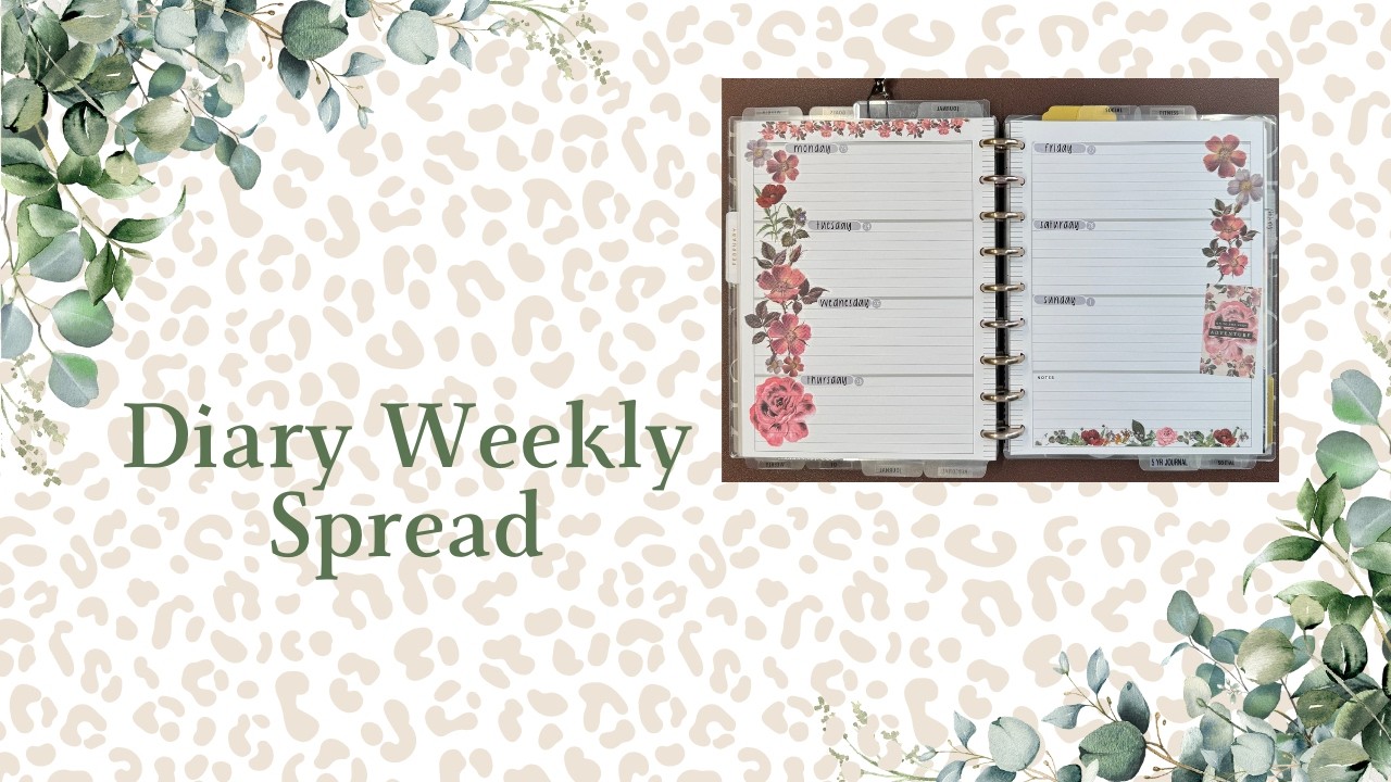 Diary Weekly Spread, week of February 23