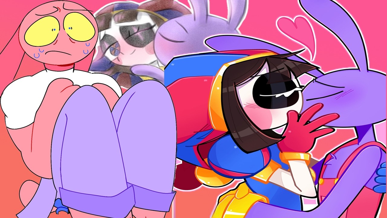 Jax x Pomni Watching My Crush Fall for Someone Else l Circus Comic | TADC