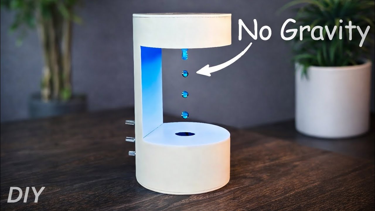 Water Is Flowing UP?! 😱 | DIY Anti-Gravity Water Fountain
