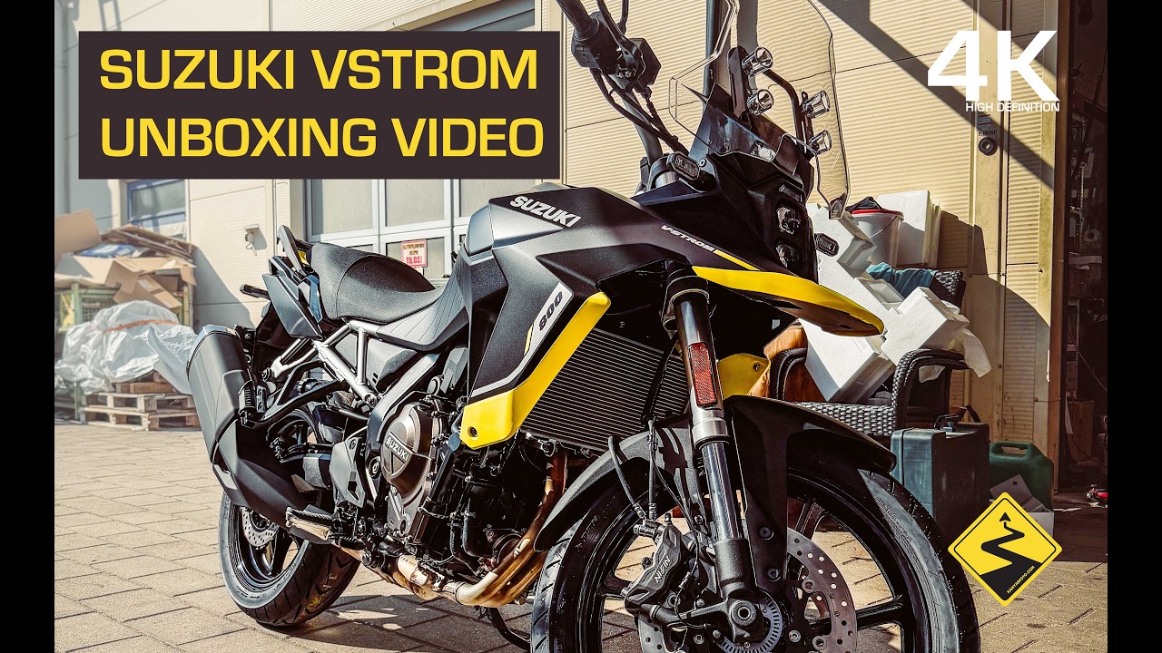 Suzuki VStrom 800 unboxing! Rent it or ride it with Kanyarfoto!