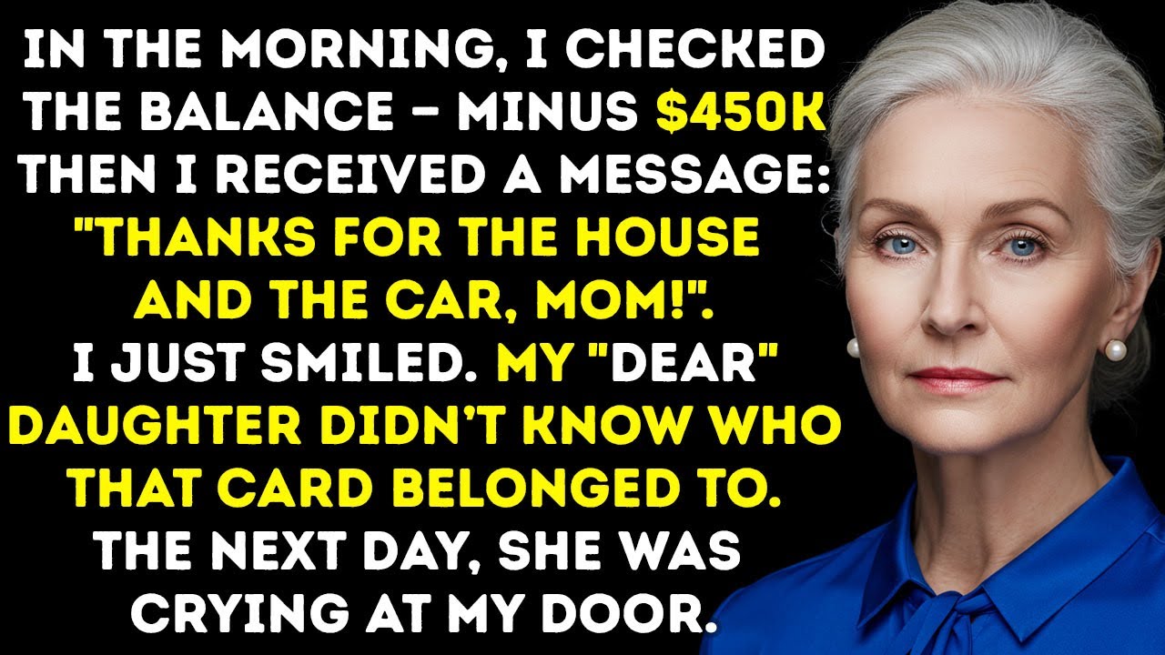 In The Morning I Found $450,000 Gone — Then A Message Arrived: 