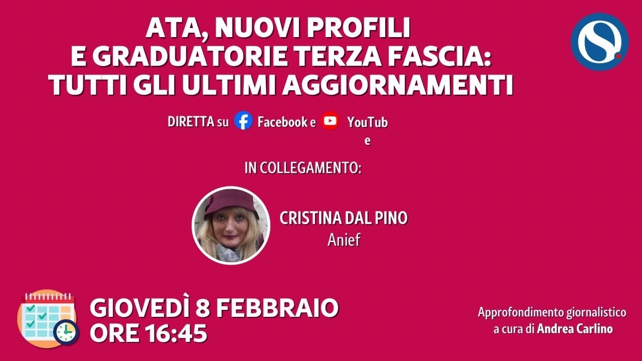 ATA, nuovi profili e graduatorie terza fascia: tutti gli ultimi aggiornamenti