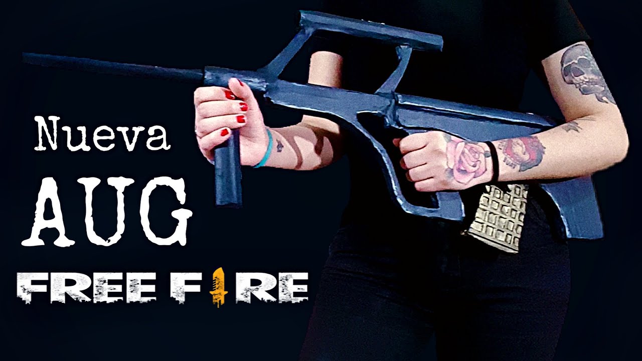 DIY- Cómo Hacer La Nueva AUG de Cartón de FREE FIRE - Hacelo Vos