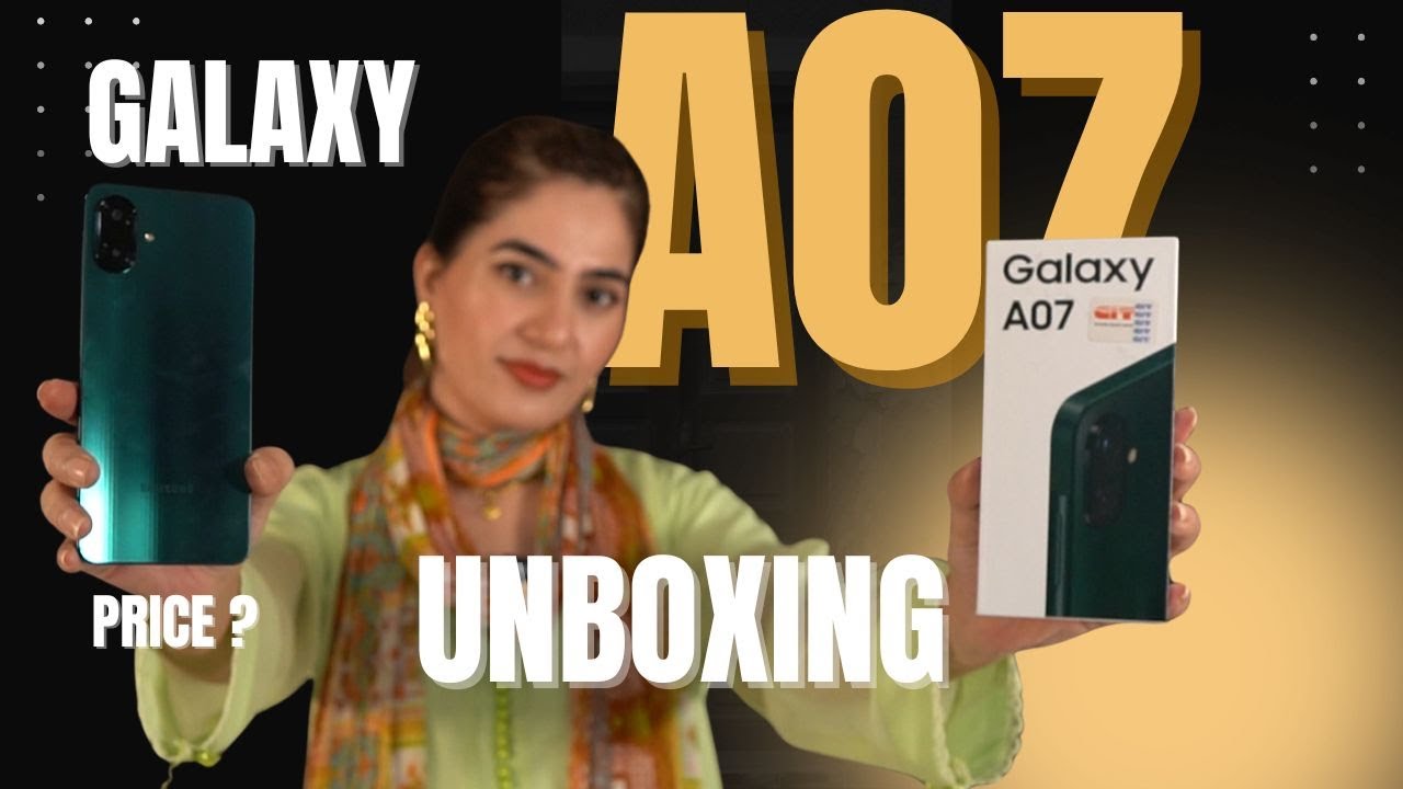 Распаковка и обзор Samsung Galaxy A07 | Тест камеры и производительности | Лучший смартфон до 40000?