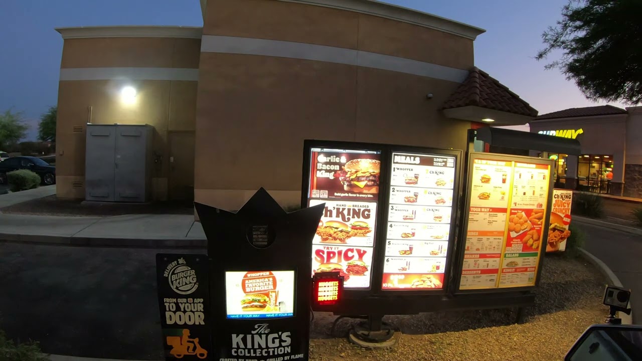 Burger King Drive-Thru, $1.06, Chicken Jr., 1960 W River Rd, Tucson, Arizona, 23 August 2021, NGH