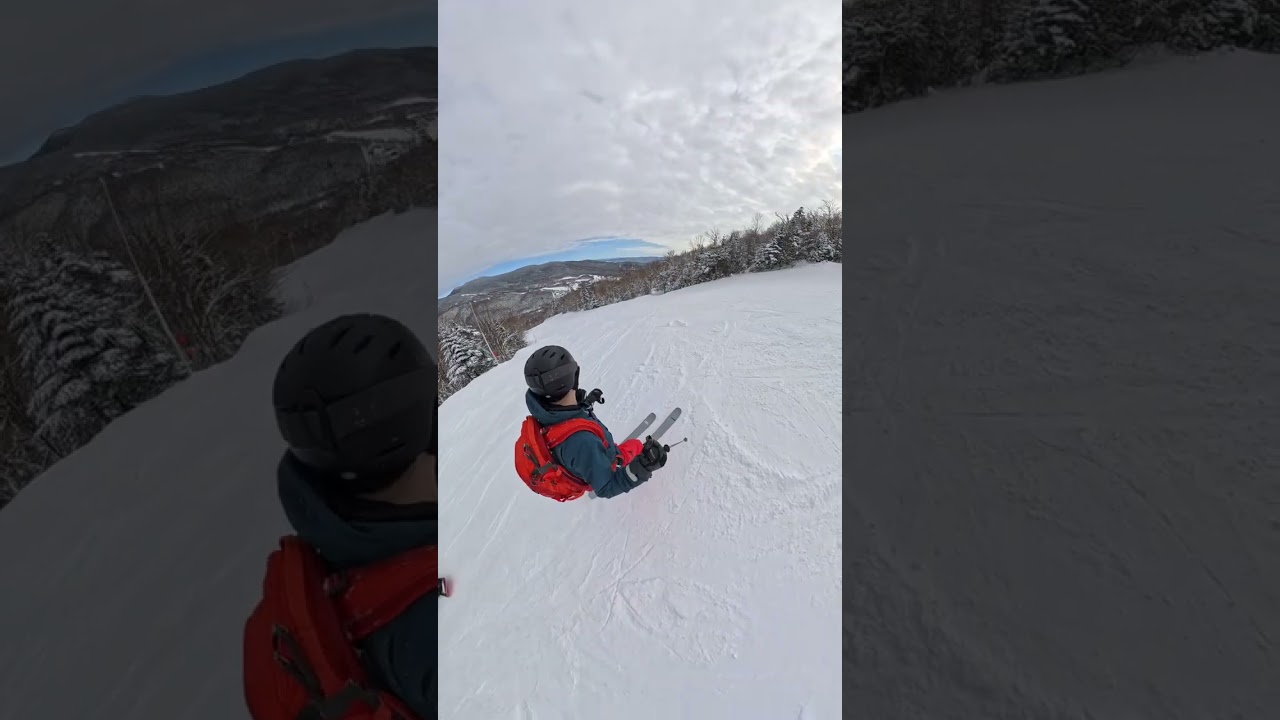 Skiing at Stowe VT 2-22-26