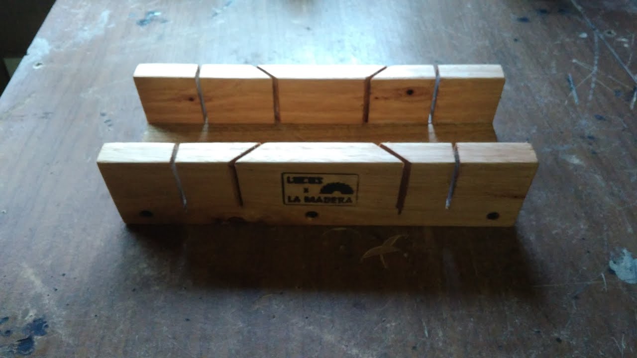 CAJA INGLETADORA DE MADERA / TAKING ADVANTAGE OF CUTS # 3 WOOD MITER BOX