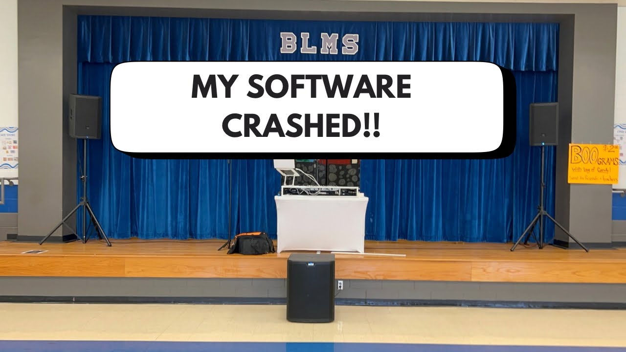 DJ Gig Log | My Software Crashed! | Middle School Dance