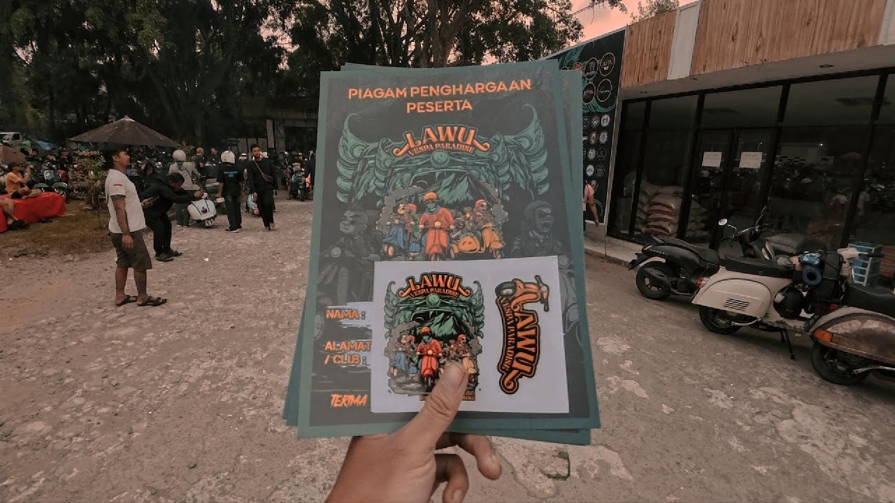 RIDING VESPA 60S INDONESIA I Lawu Vespa Paradise