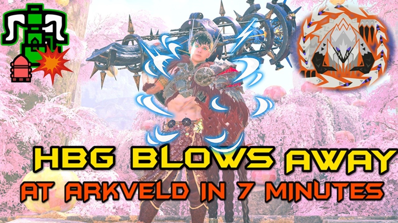 AT ARKVELD GETS BLASTED IN 7 MINUTES HBG SOLO !!!|MH WILDS!