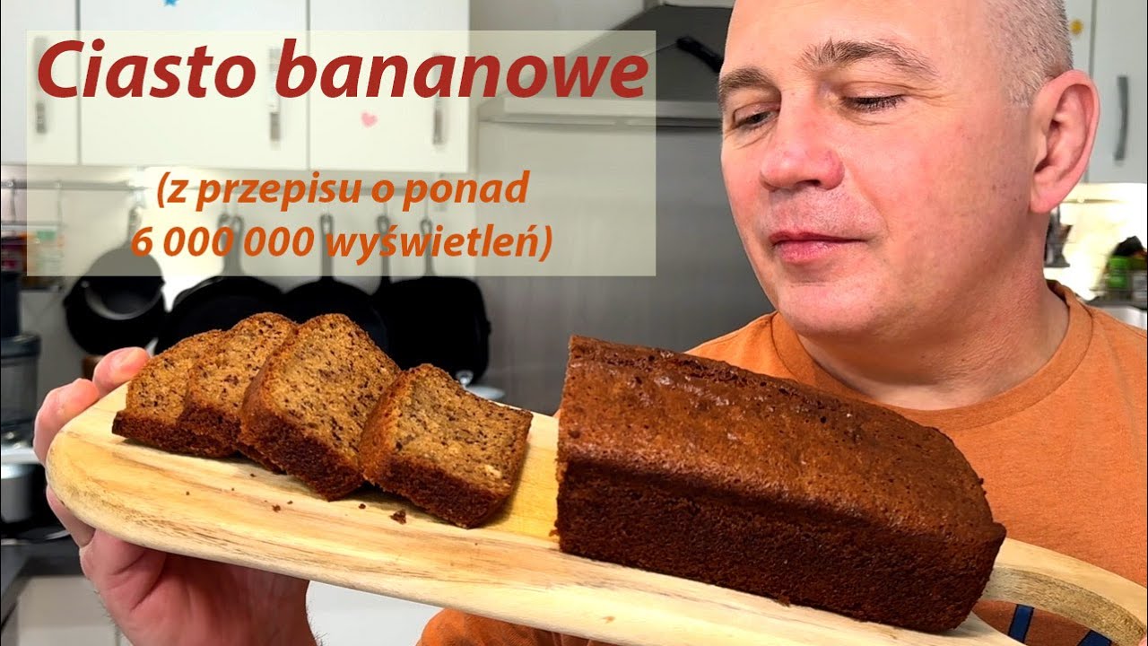 Ciasto bananowe. Tylko 10 minut przygotowania!! Najlepszy przepis jaki próbowałem.