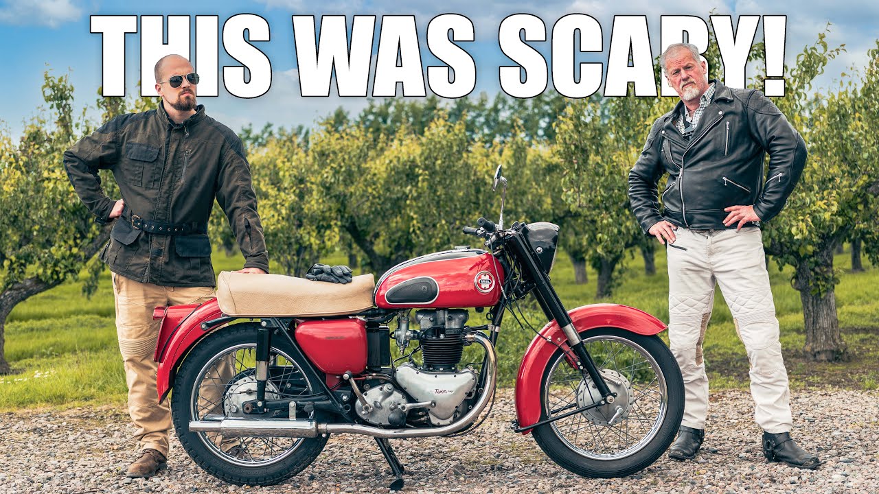 No Brakes, No Problem? Riding a 1959 Ariel Huntmaster 650