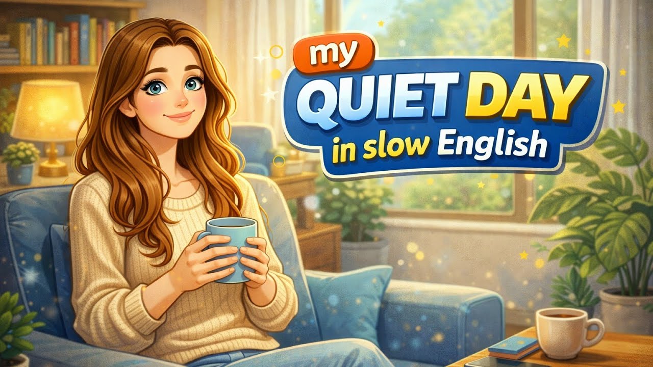 Join me for a day in my life — told in slow, clear English that's perfect for beginner B1