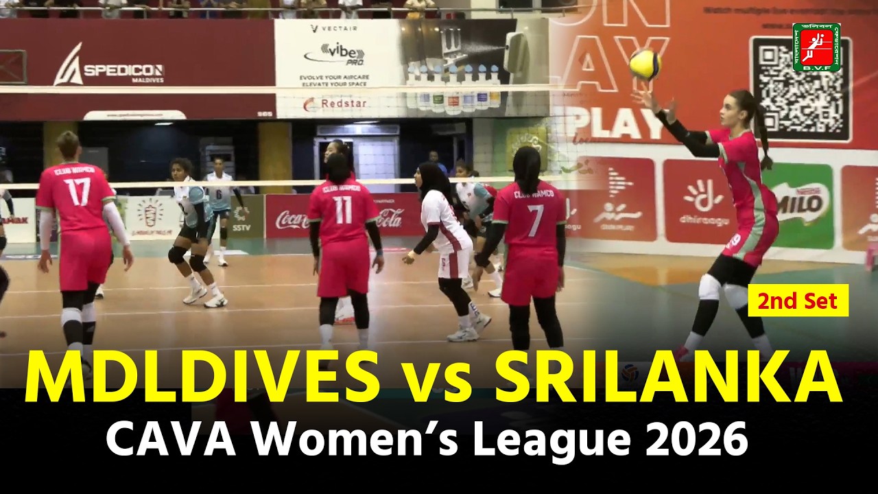 WAMCO (MDV) vs HIRDARAMANI SC (SRI) | 2nd Set | BVF | CAVA Women’s League 2026