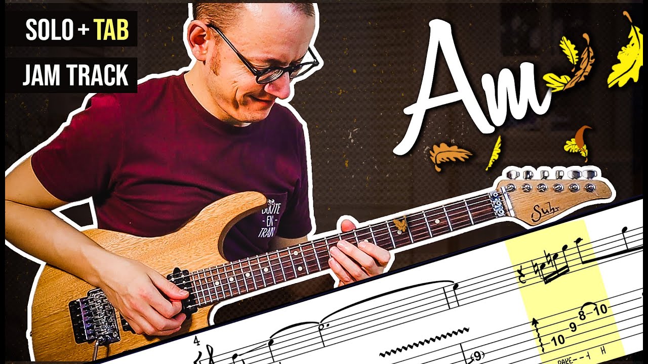 Dreamy Guitar Solo (Blues, Americana) in Am (+TAB & Jam Track)  Suhr Modern