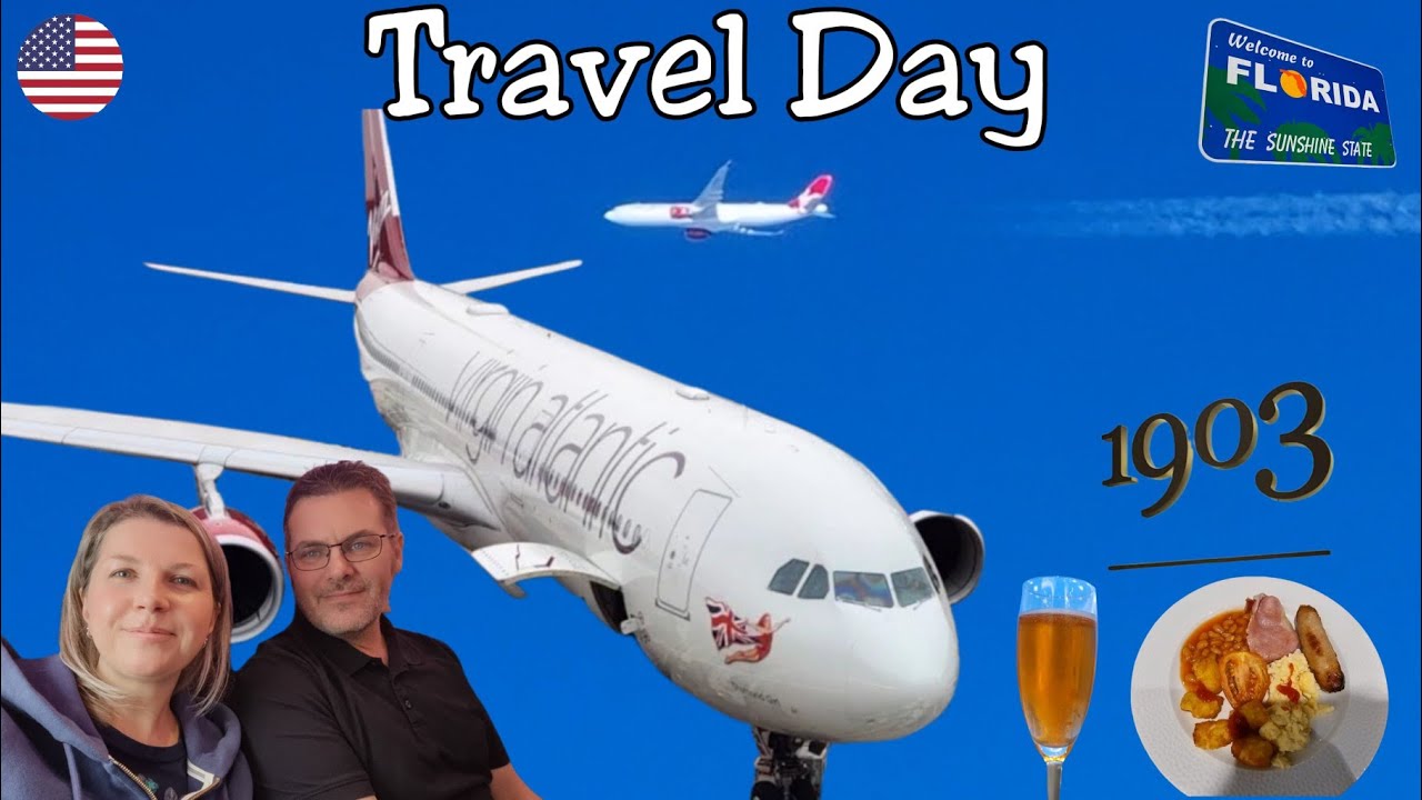 Travel Day-Manchester Airport T2 To Orlando International Airport - Virgin Atlantic - November 2024.