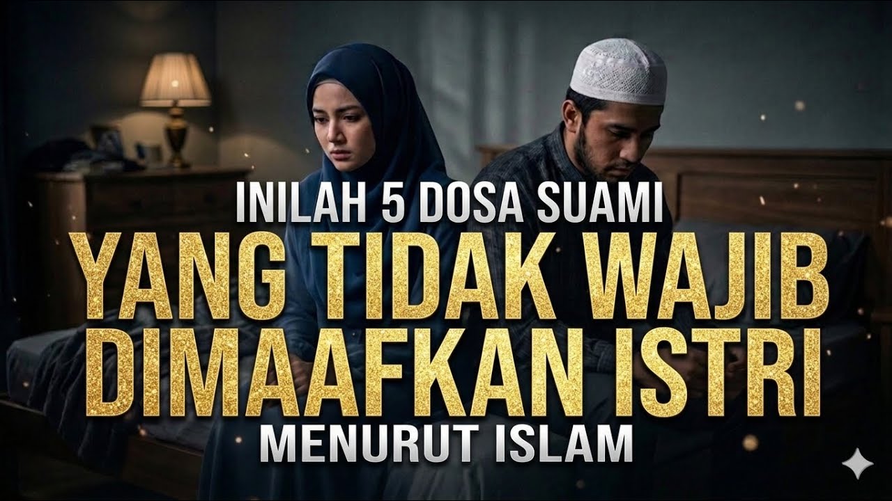5 Dosa Suami yang Tidak Wajib Dimaafkan Istri Menurut Islam | Peringatan Keras dalam Hadis