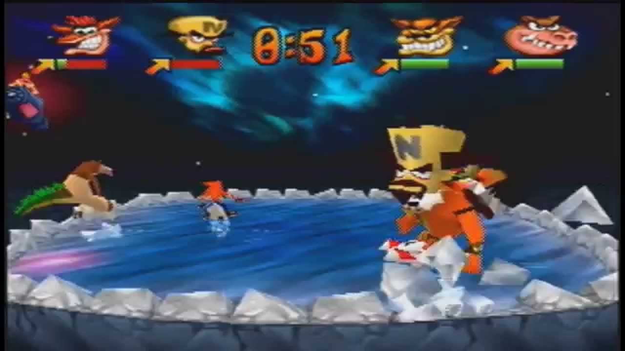 Crash Bash - FULL DEMO - PSX / PS1 - HD Widescreen
