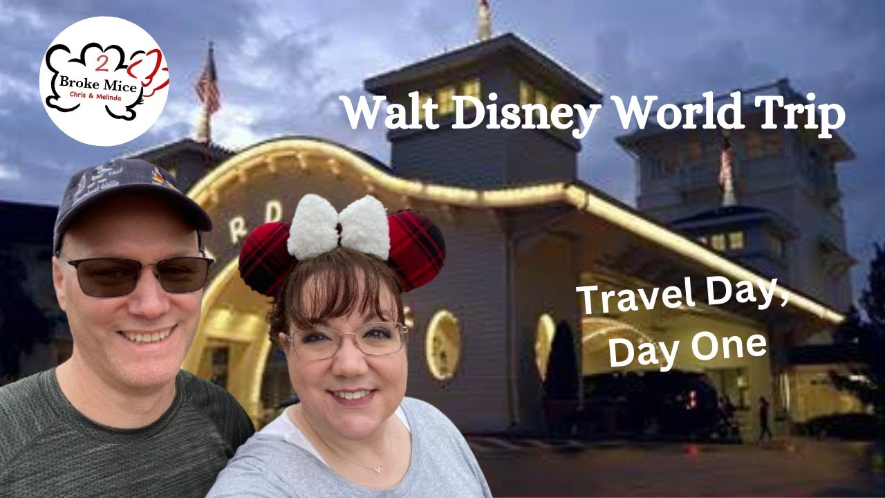 Walt Disney World Vacation Travel Day, & Day 1, 12-2023