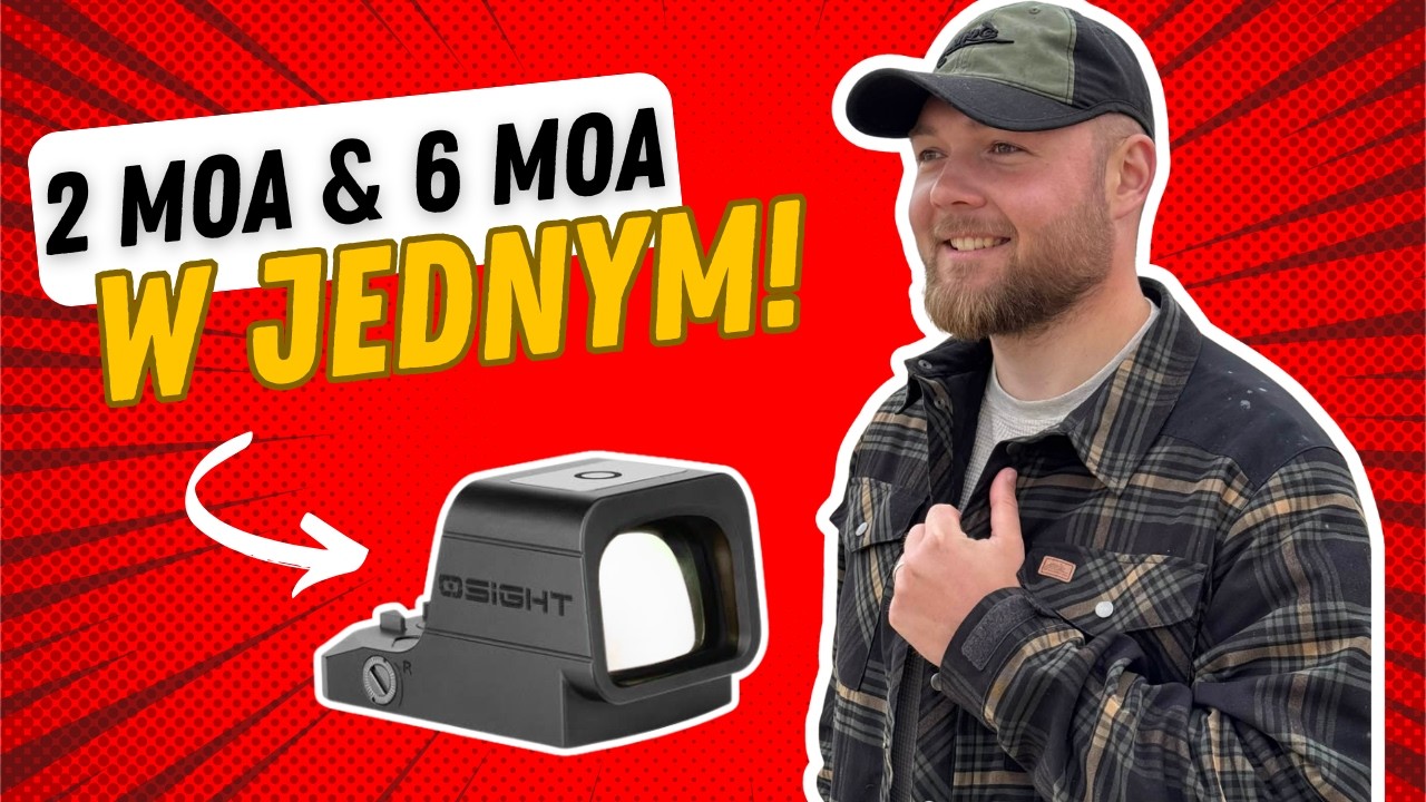 Przełomowy kolimator - Osight XR | 5 celownik&oacute;w, power bank i turbo zestaw