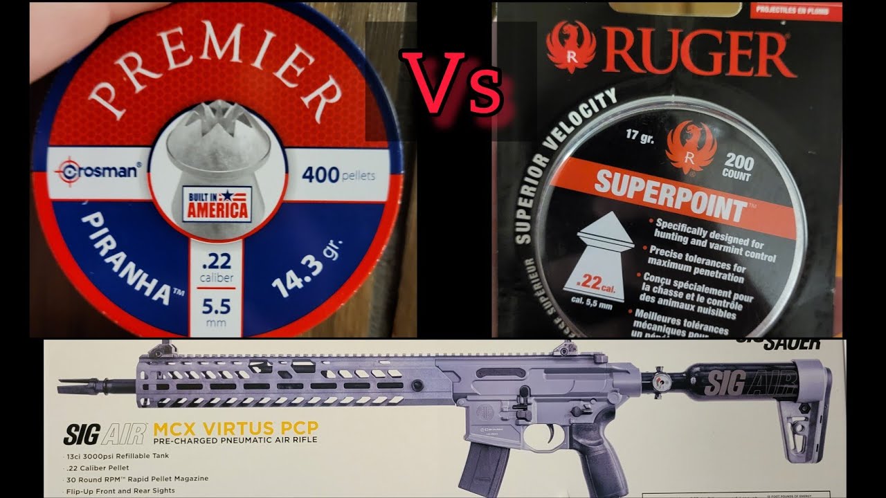 What Is The Ideal Ammo For Your SIG Sauer MCX Virtus PCP .22 Cal?
