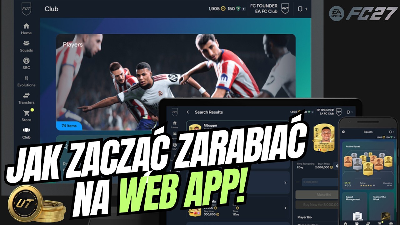 W Ten Spos&oacute;b Zarobisz na WEB APP! Porady Handlowe FC 27