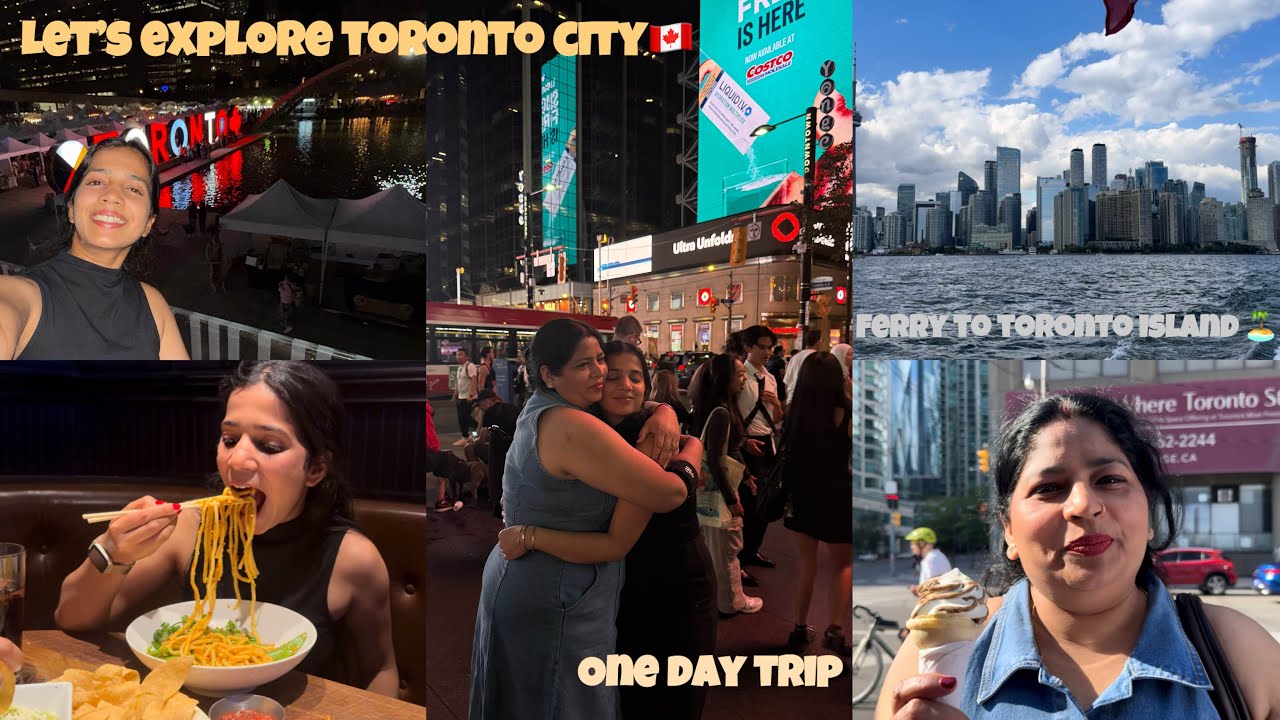 Best places to visit in Toronto City🇨🇦 Eaton Centre | Toronto Island 🏝️ Nathan Phillips Square 