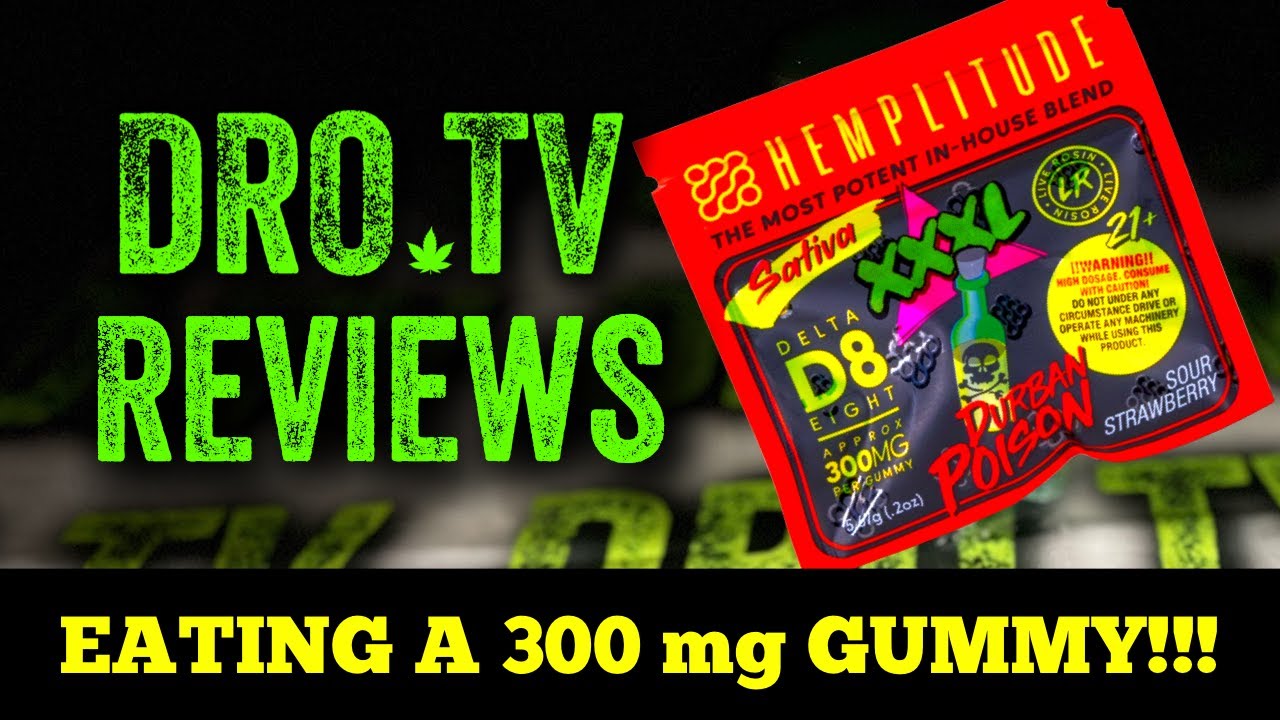 Eating A 300mg Gummy From Hemplitude | Review