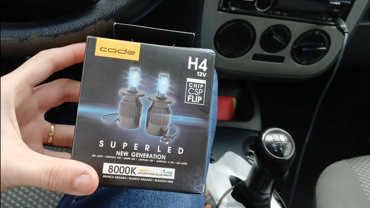 INSTALANDO LÂMPADA SUPERLED TECH ONE H4 8000K no GOL G4