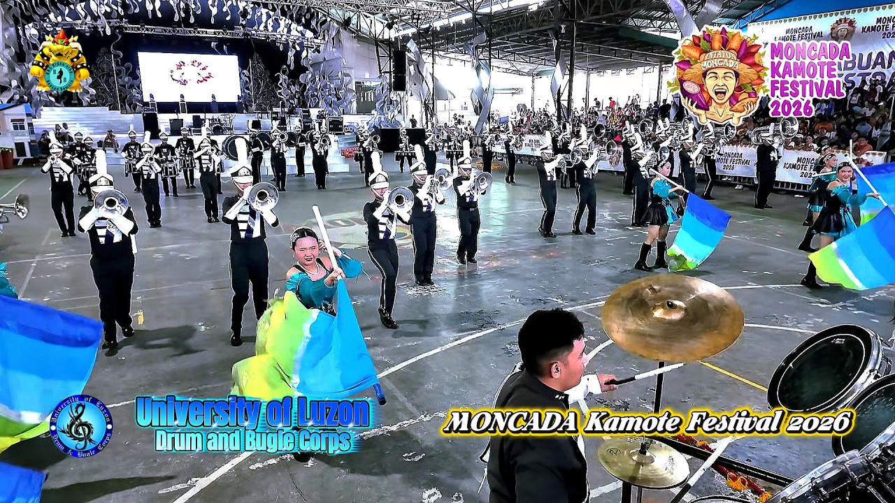 MONCADA Kamote Festival 2026 - University of Luzon DBC Last part of DBC Drill Exhibition in Moncada