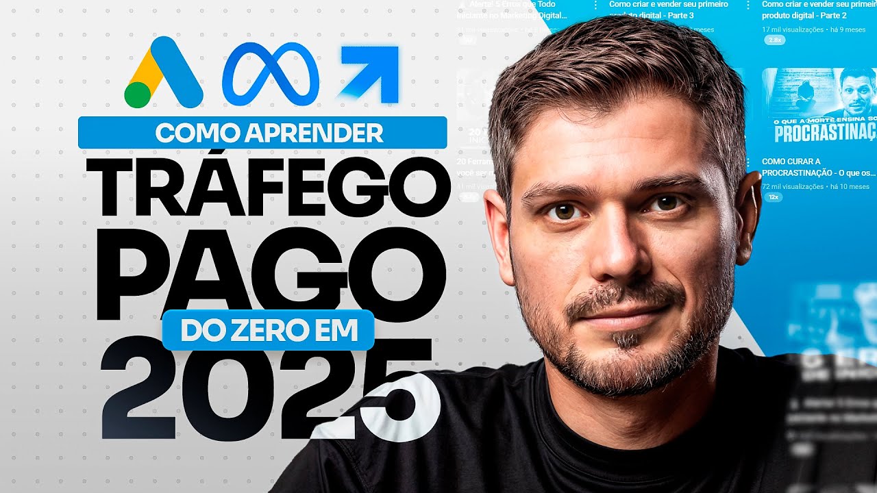 Live #134 - Como Aprender Tr&aacute;fego Pago do Zero e Vender Pela Internet