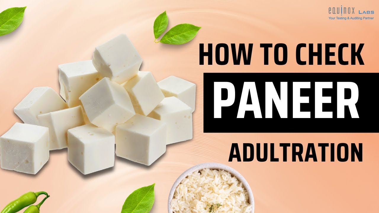 Paneer Adulteration: 4-Step Home Test by Equinox Labs