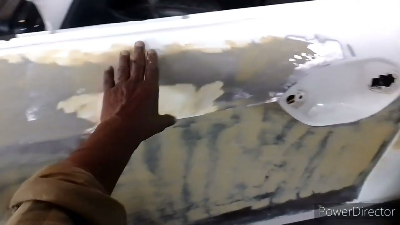 TATA punch ka damaze door  ka putty base banane ka tarika