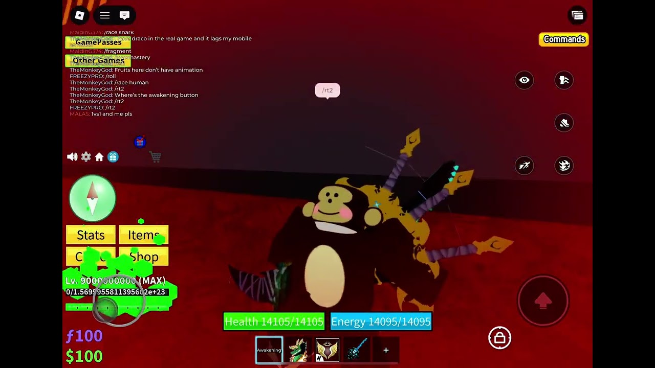 I downloaded hacks in blox fruits (modded)