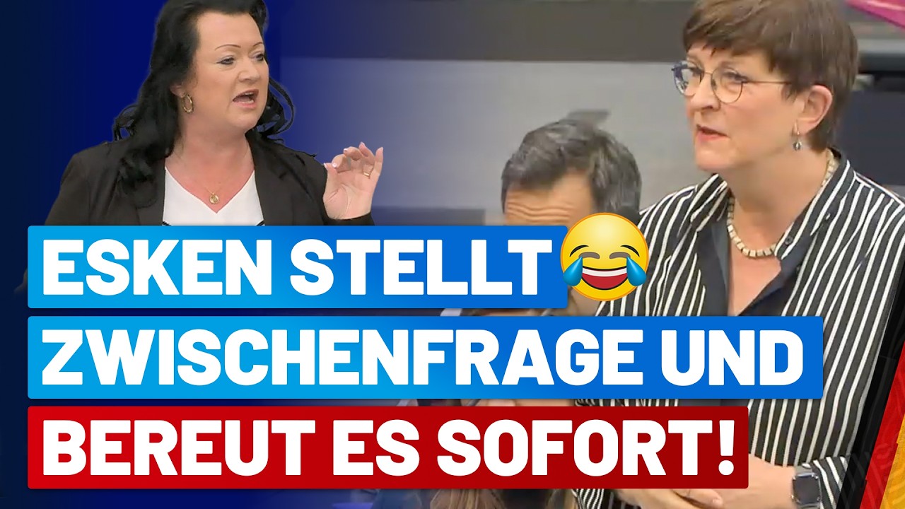 Birgit Bessin kontert Ablenkungsman&ouml;ver der ehemaligen SPD-Vorsitzenden! - AfD-Fraktion im Bundestag