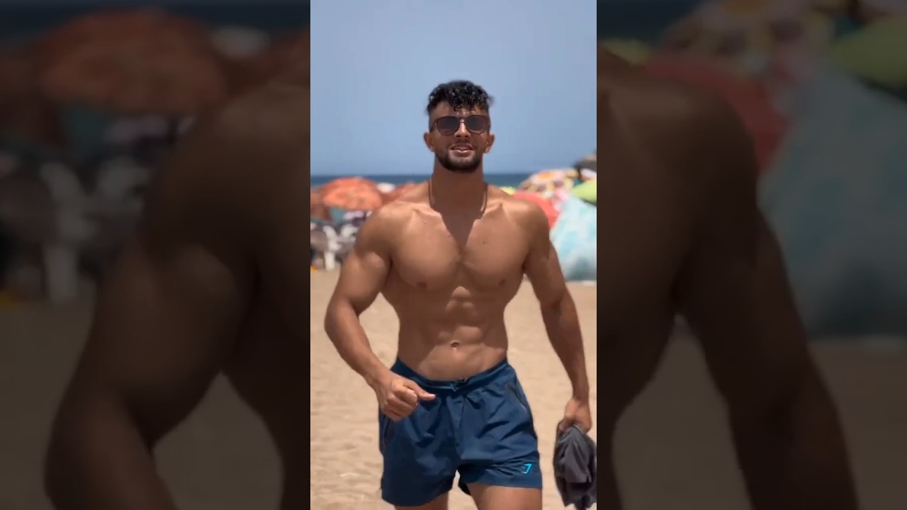 Handsome guy in beach #shorts #beach