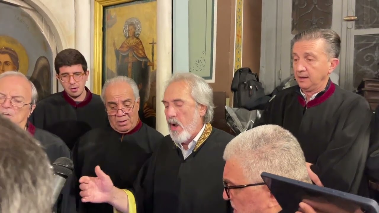 Ο Καθηγητής Βυζαντινής Μουσικής κ. Σπυρίδων Παυλάκης  έψαλλε στον Άγιο Σπυρίδωνα Ναυπλίου