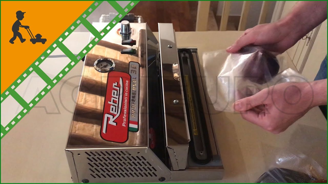 Macchina sottovuoto Reber PROFESSIONAL 30: funzionamento in modalità manuale e automatica
