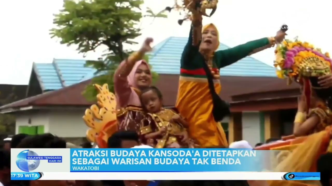 TVRI: ATRAKSI BUDAYA KANSODA’A WAKATOBI RESMI DITETAPKAN SEBAGAI WARISAN BUDAYA TAKBENDA