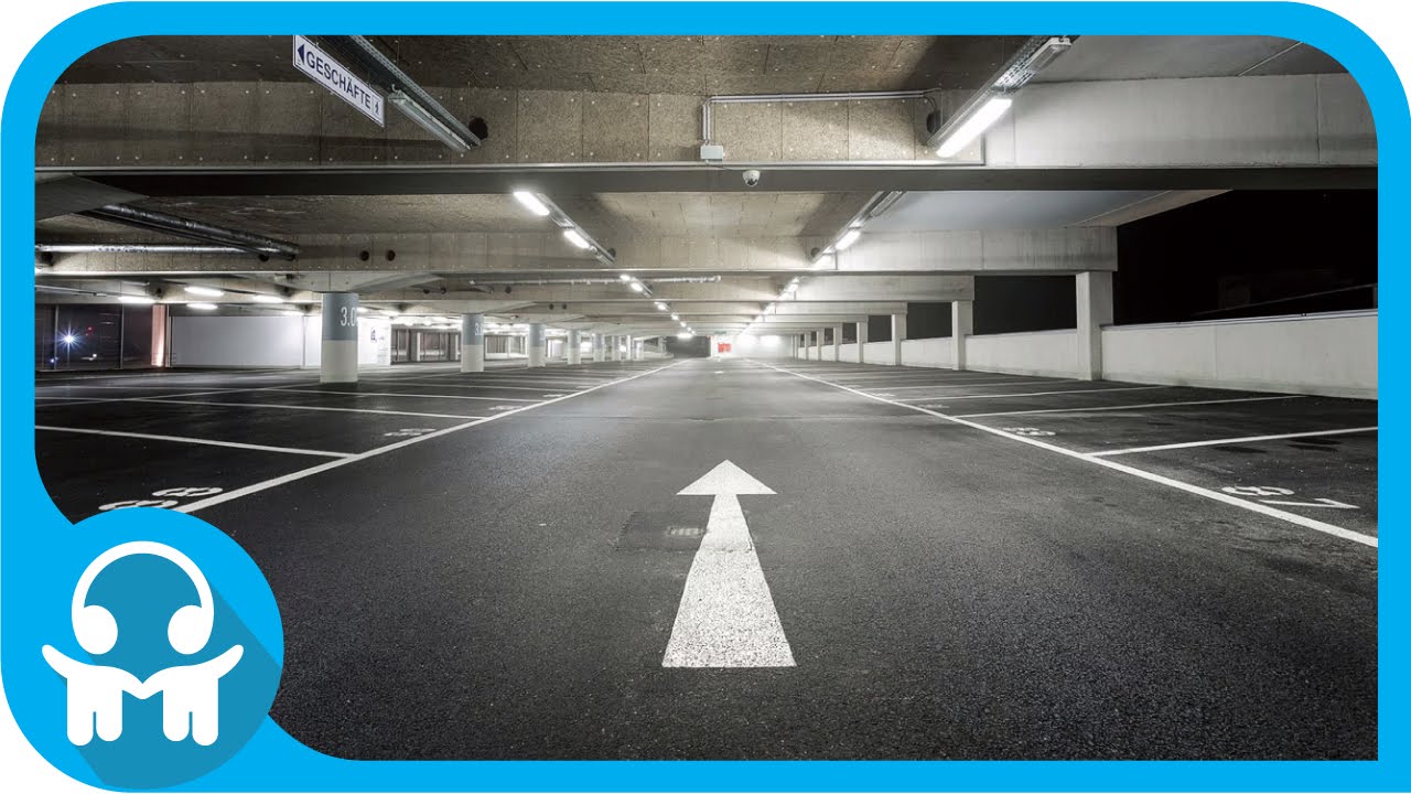 WHITE NOISE | Car Sounds | Parking Lot Ambiance